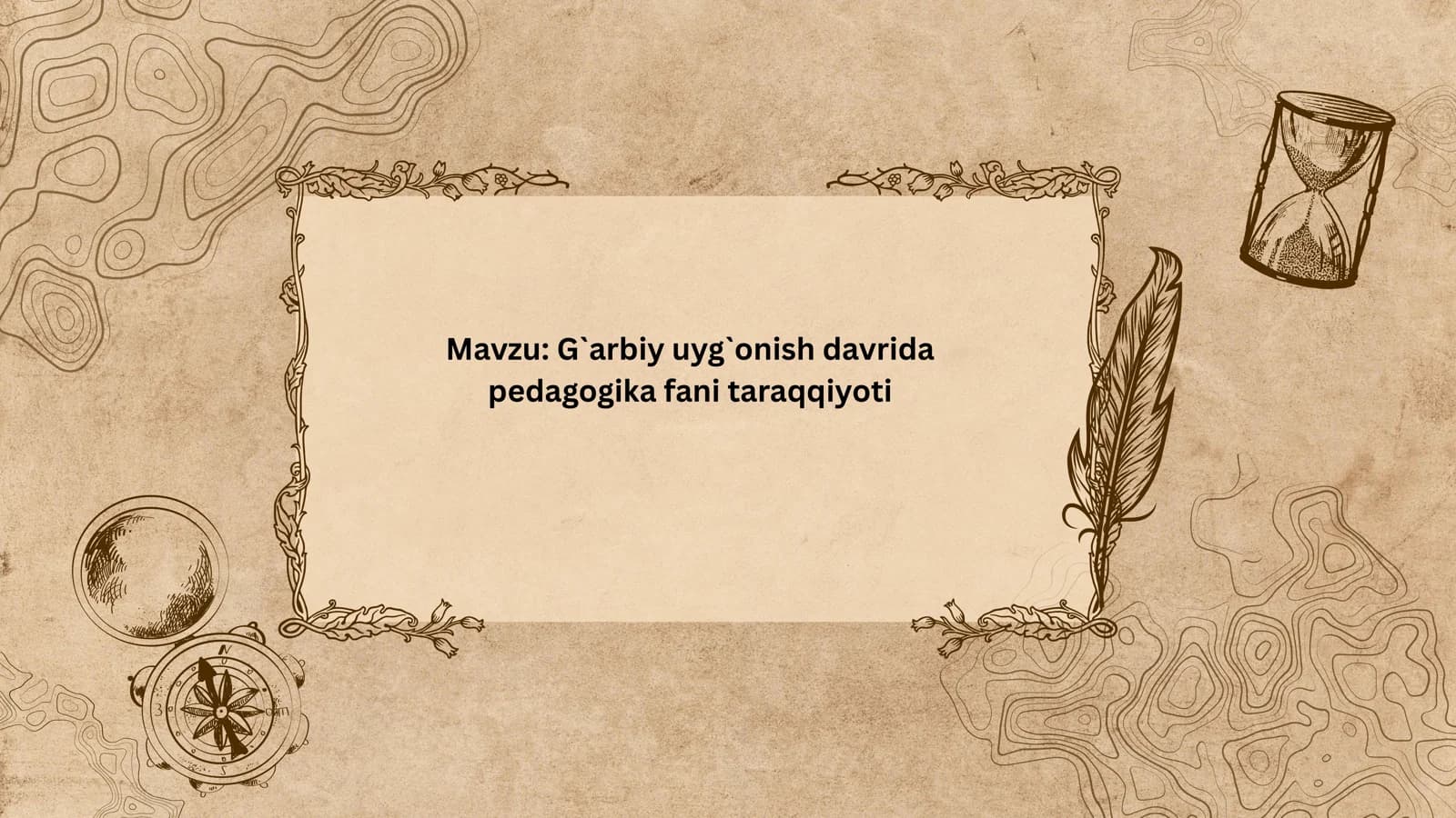 G`arbiy uyg`onish davrida pedagogika fani taraqqiyoti