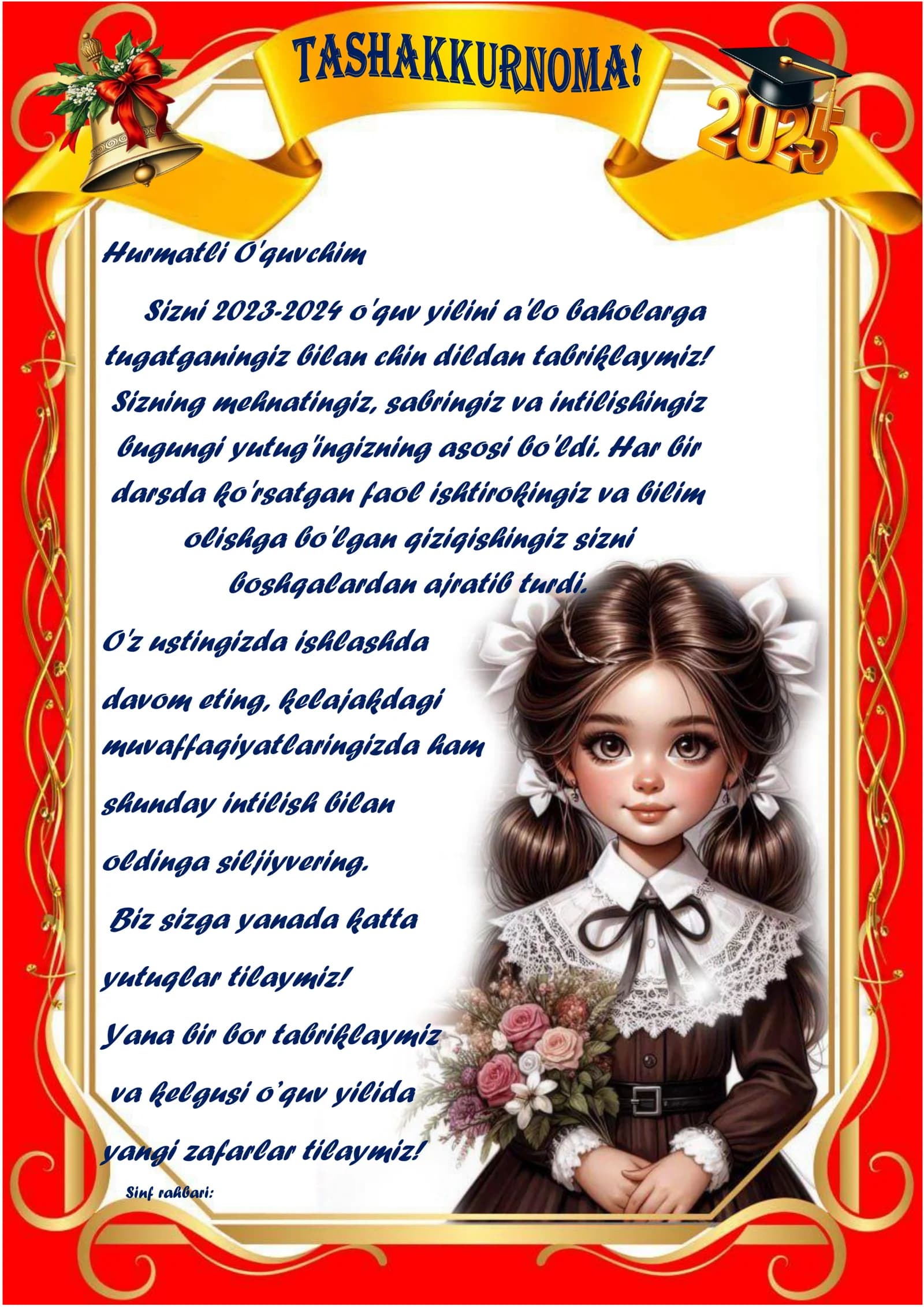 Bo'lgan qiziqishingiz