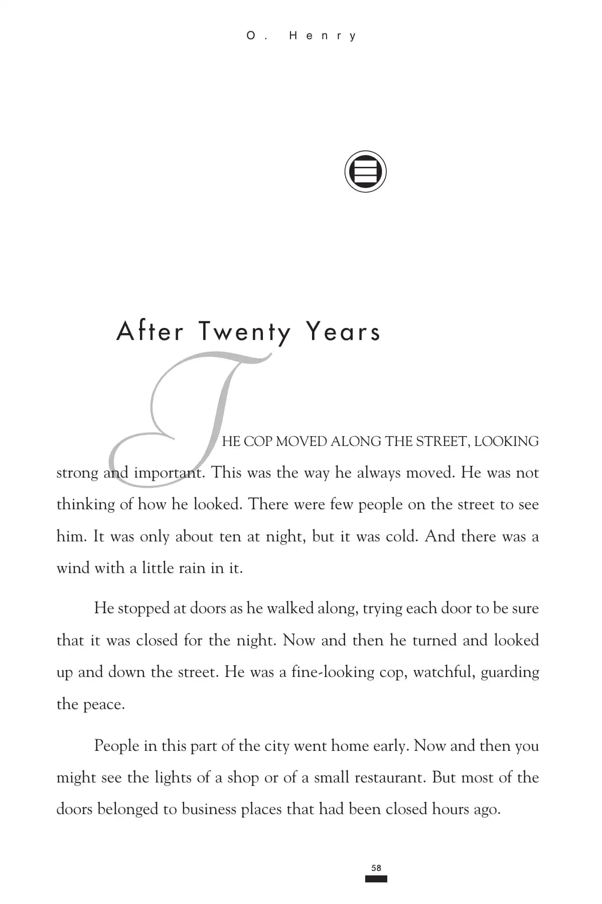 After Twenty Years