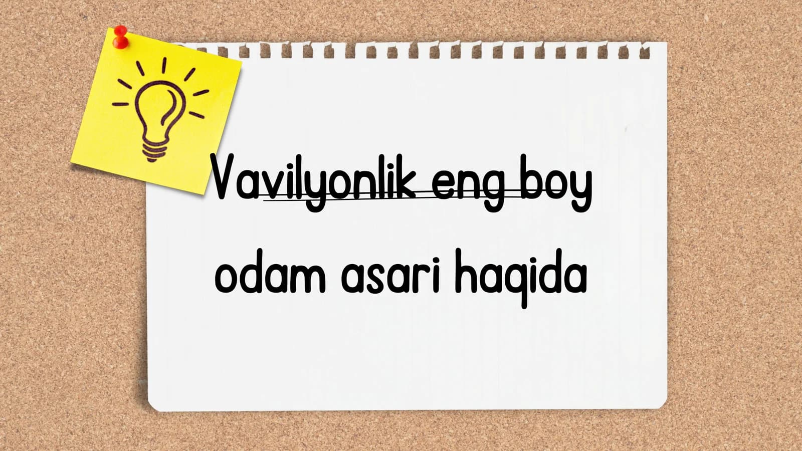 Vavilonlik eng boy odam asari haqida