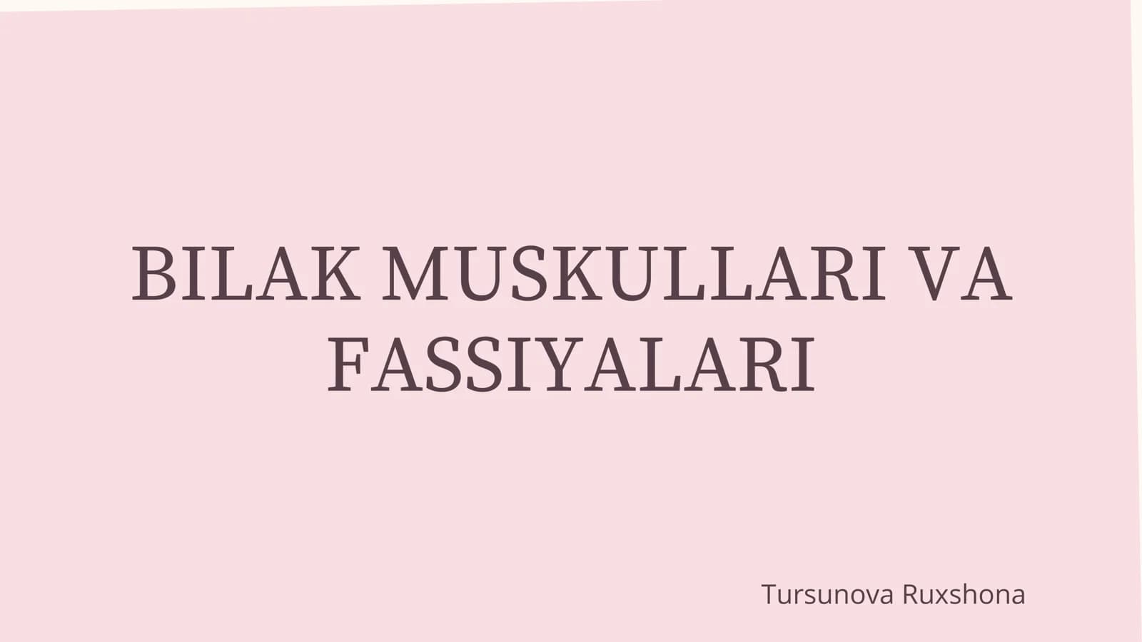 bilak mushaklari