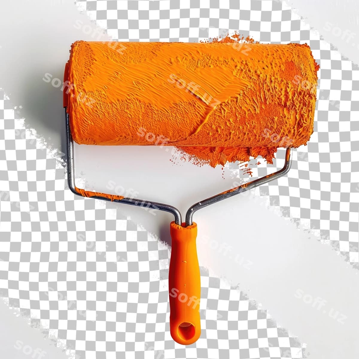 Bo'yoq cho'tkasi bilan bo'yoq cho'tkasi it word x it | Paintbrush with paint brush it word x it