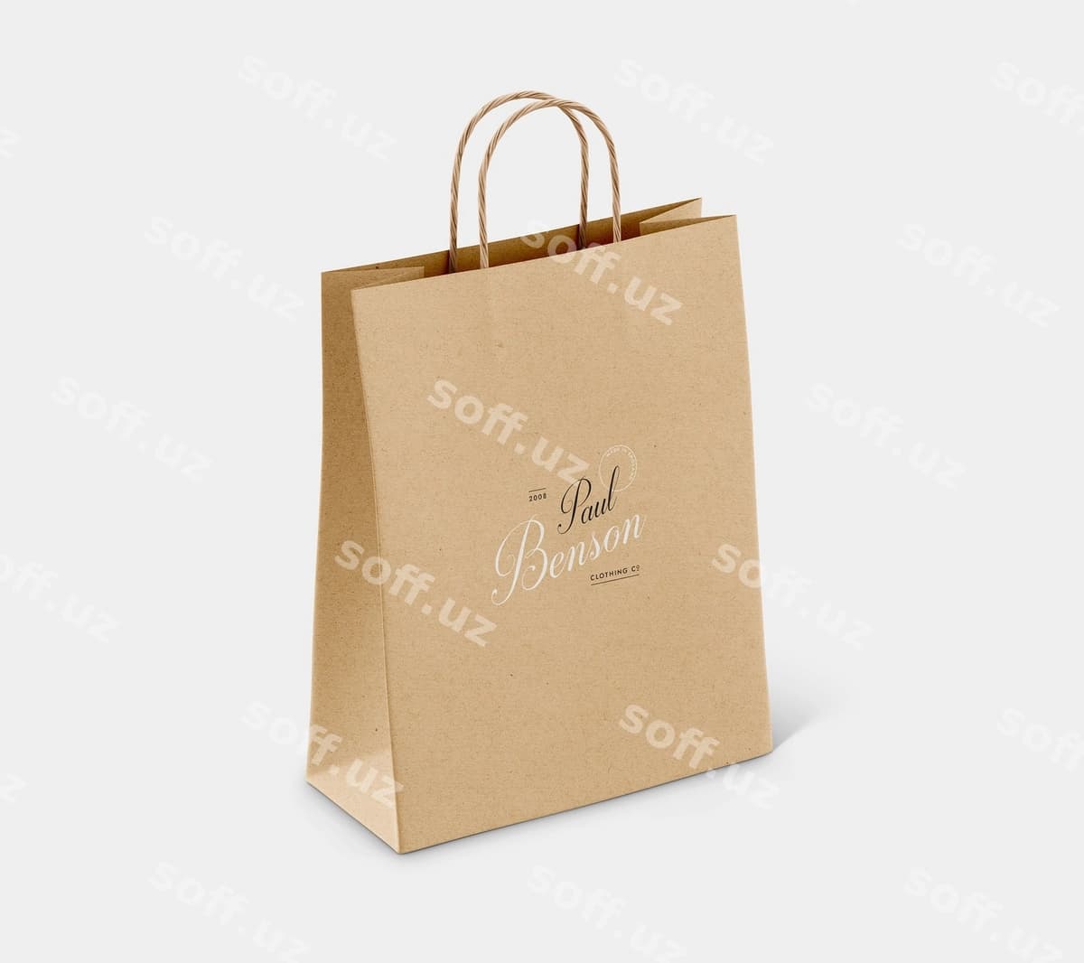 Qog'oz sumka PSD namunasi | Paper bag psd mockup