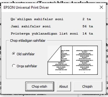 KITOBCHA CHIQARISH PROGRAMMA WORD 2026 YIL