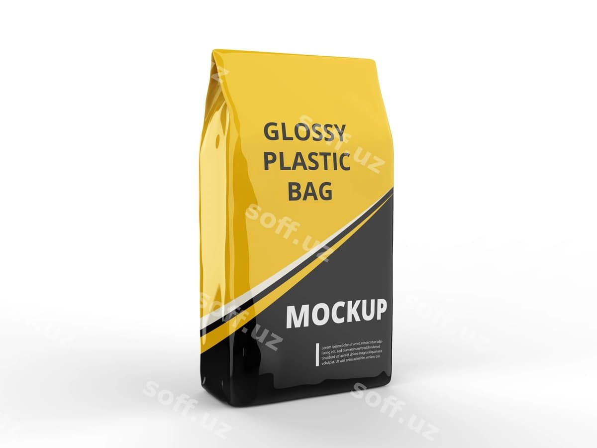 Plastik sack modeli | Plastic bag mockup