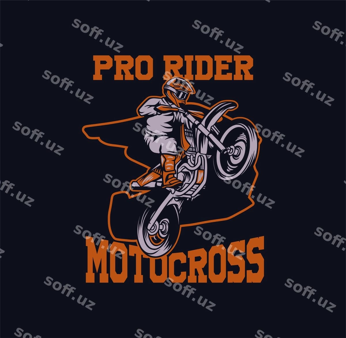 Pro rider motokross tasviri | Pro rider motocross illustration