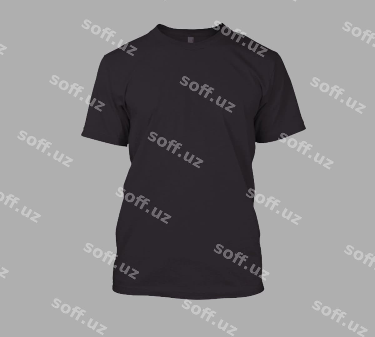 Psd ajraltirilgan qora futbolkalar old tomondan ko'rinish | Psd isolated black tshirts front view