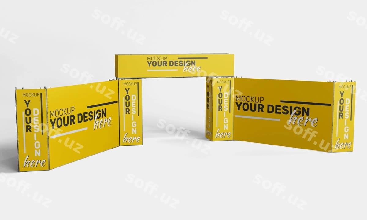 Psd namuna tashqi tadbir banneri | Psd mockup outdoor event banner