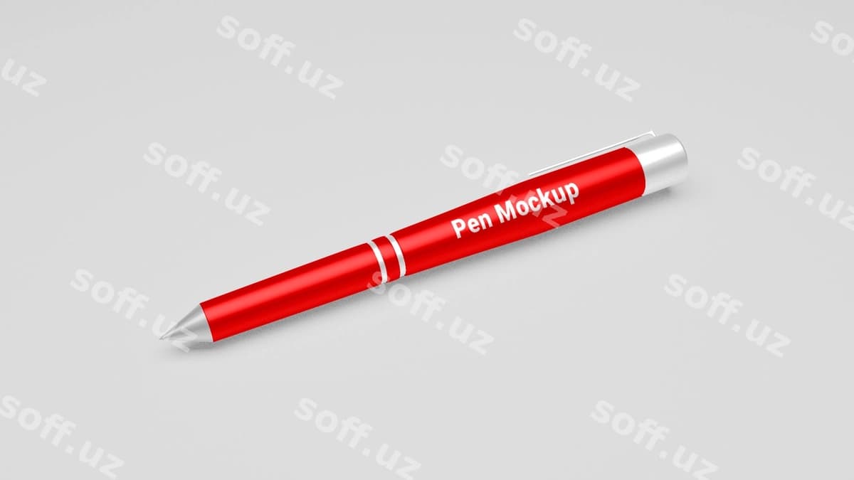 Psd ruchka namunasi | Psd pen mockup