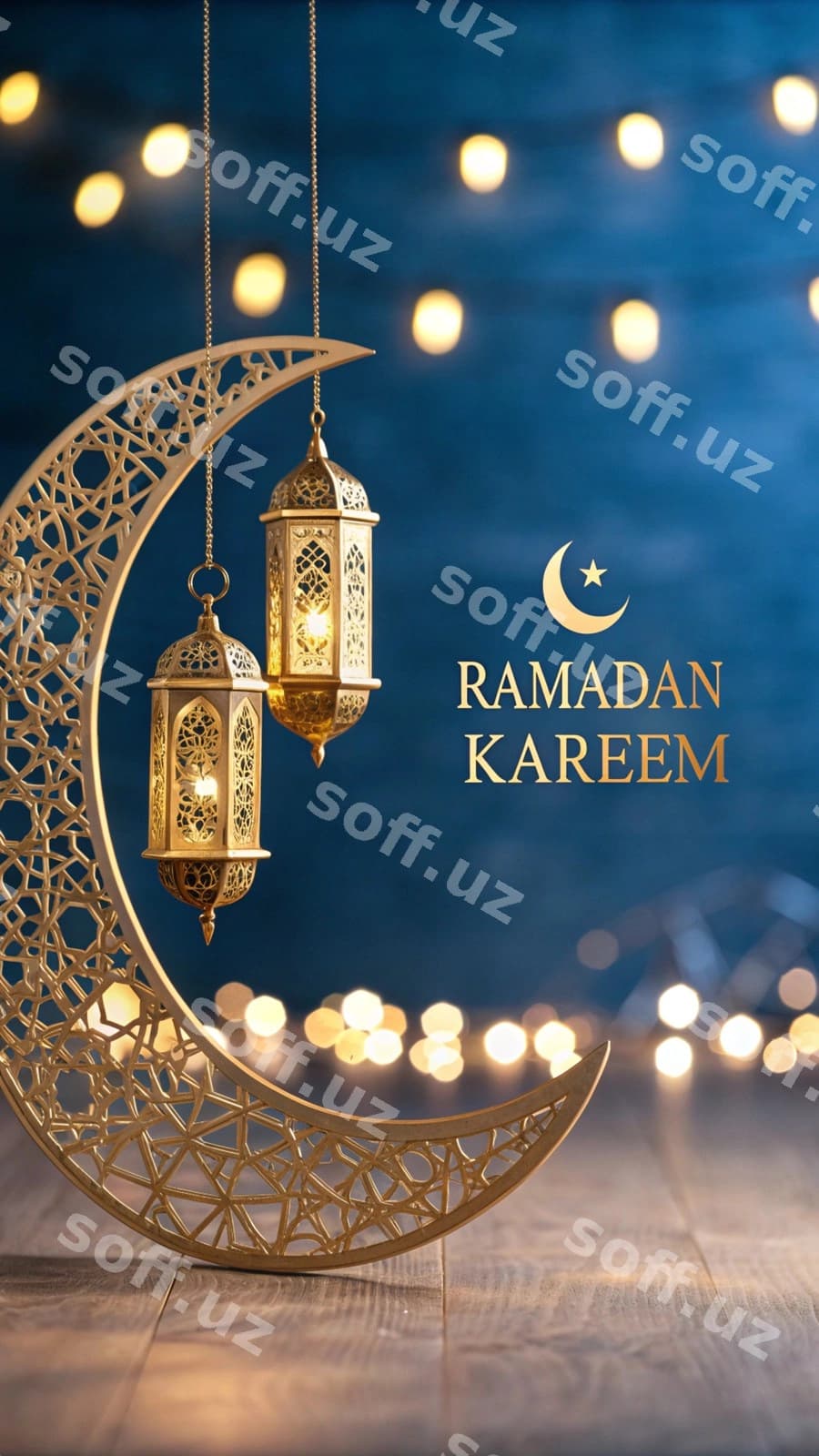 Ramazon kamiliyat kartochкаси 2025 | Ramadan kareem festival card 2025