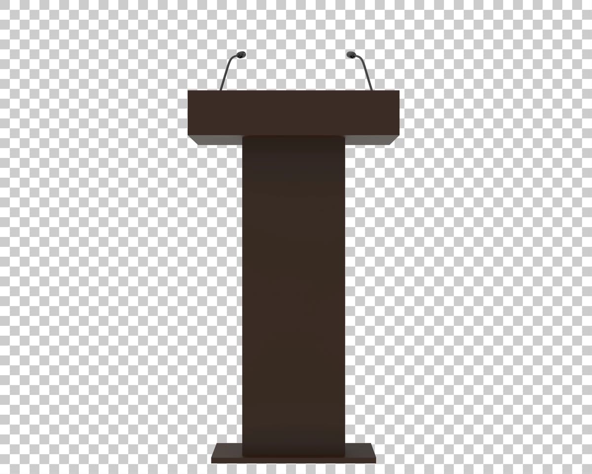 Podium shaffof fon 3D renderlash illyustratsiyasi | Podium transparent background 3d rendering illustration