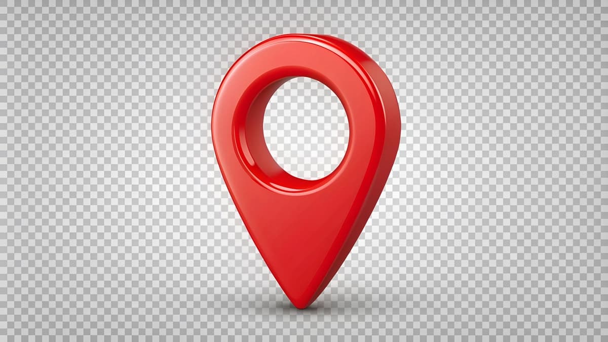Katta o harfi bilan qizil igna | Red pin with large letter o it