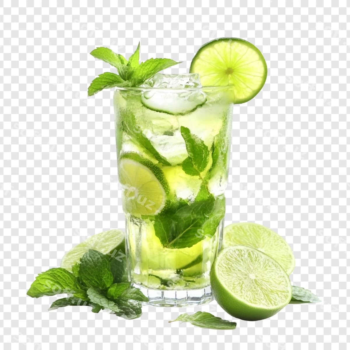 Sovuq mojito ichimlik limon nane bilan | Refreshing mojito drink with lime mint
