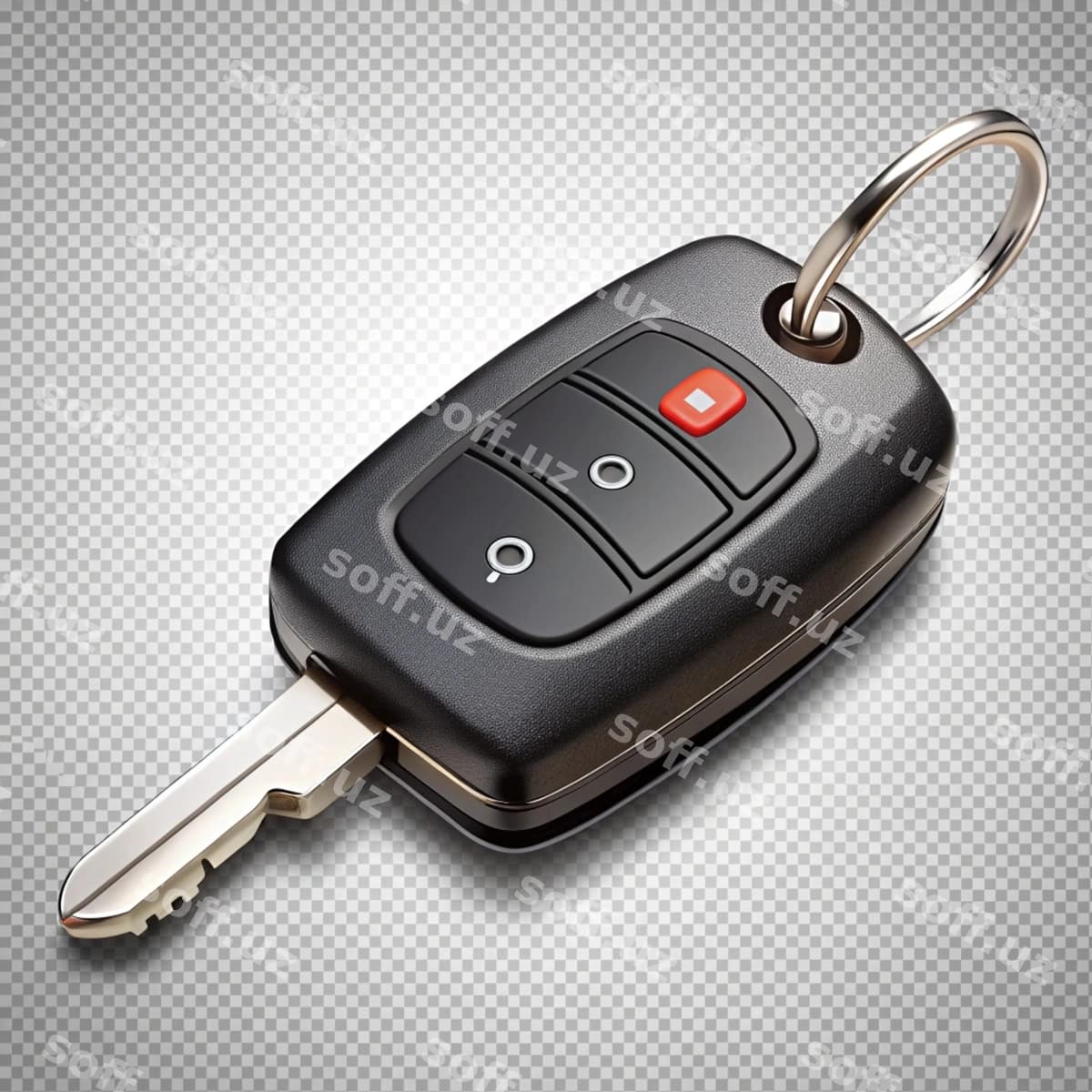Pilit mashina kaliti shaffof orqa fonda | Remote car key transparent background
