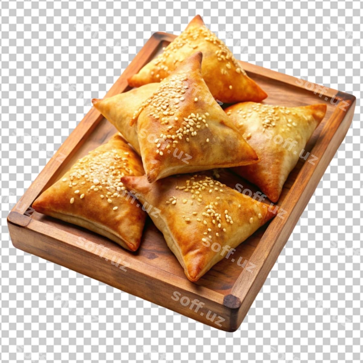Samsa shaffof orqa fon | Samosa transparent background