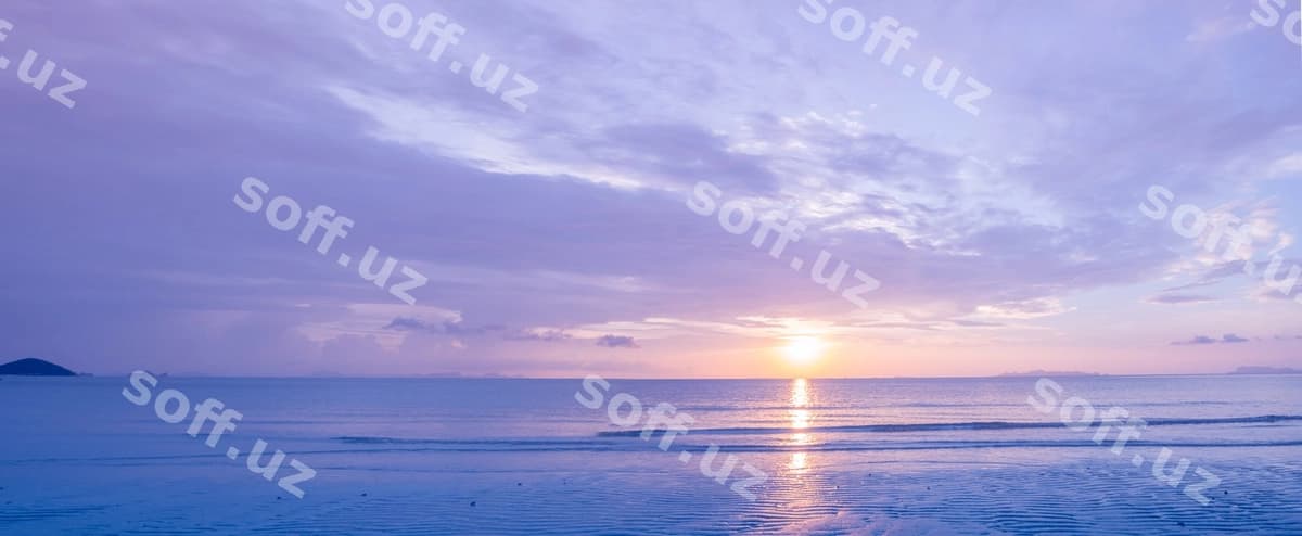 Chiroyli dengiz osmon ostida quyosh botishi | Scenic view sea against sky sunset