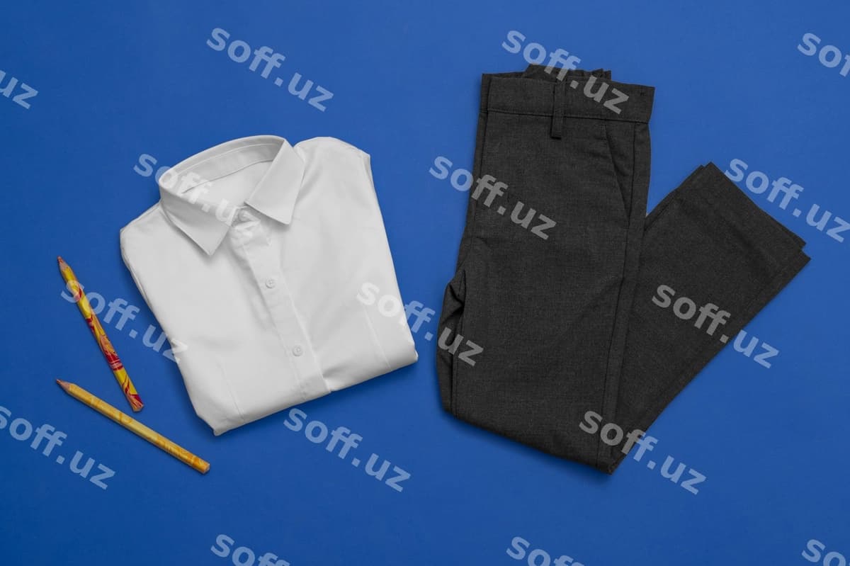Maktab kiyimi bolalar namuna dizayni | School uniform children mock up design