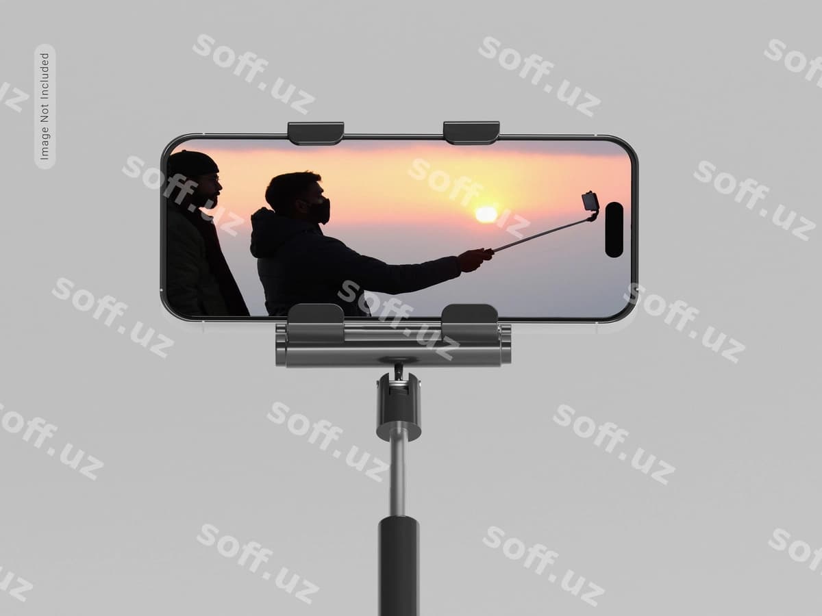 Selfi tayoq maketi | Selfie stick mockup