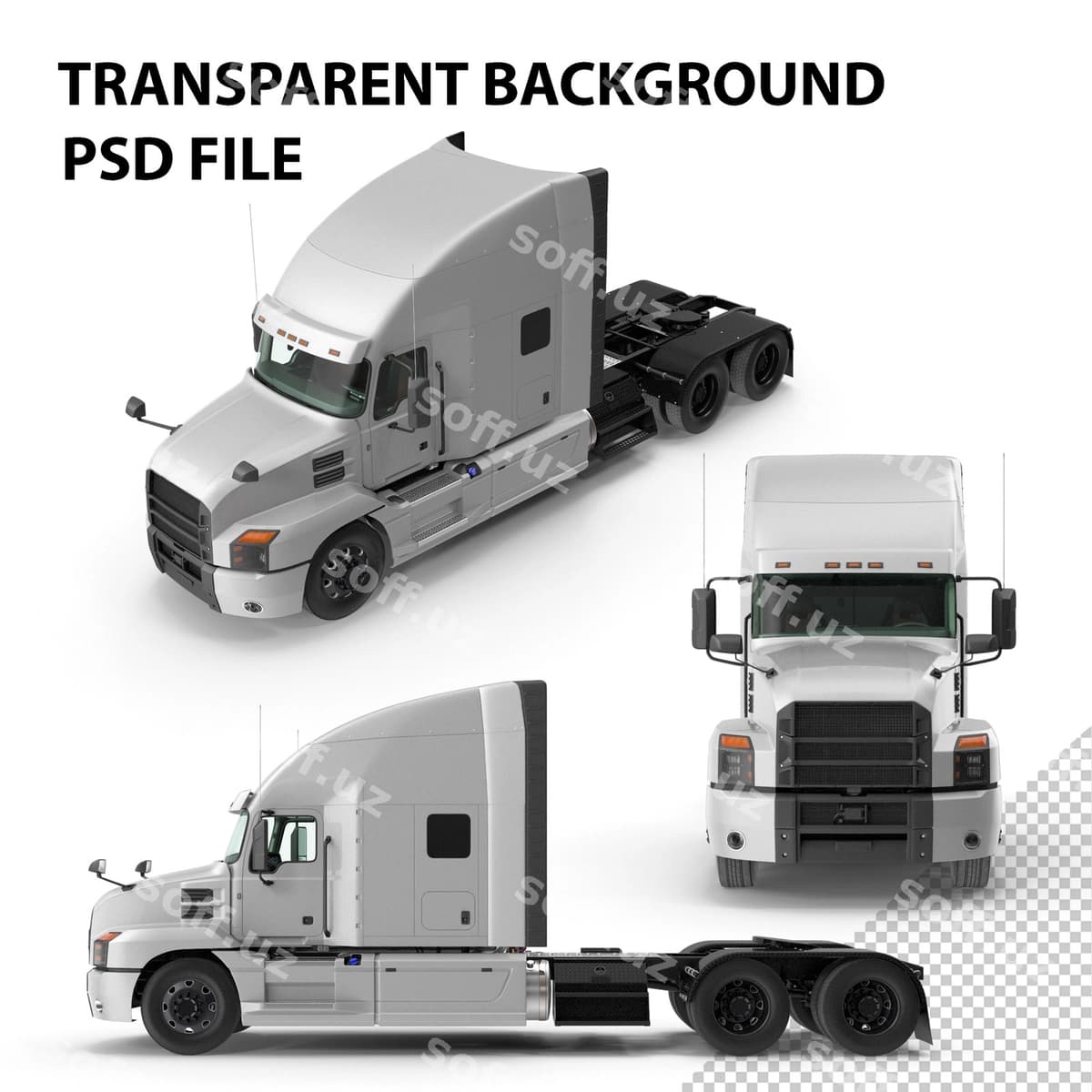 Yarımnoma yuk avtomobili umumiy oddiy ichki PNG | Semi truck generic simple interior png