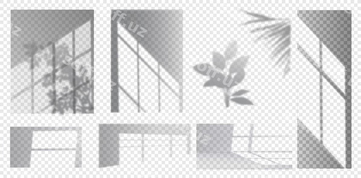 Soyalar elementlar realistik stil | Shadows elements realistic style