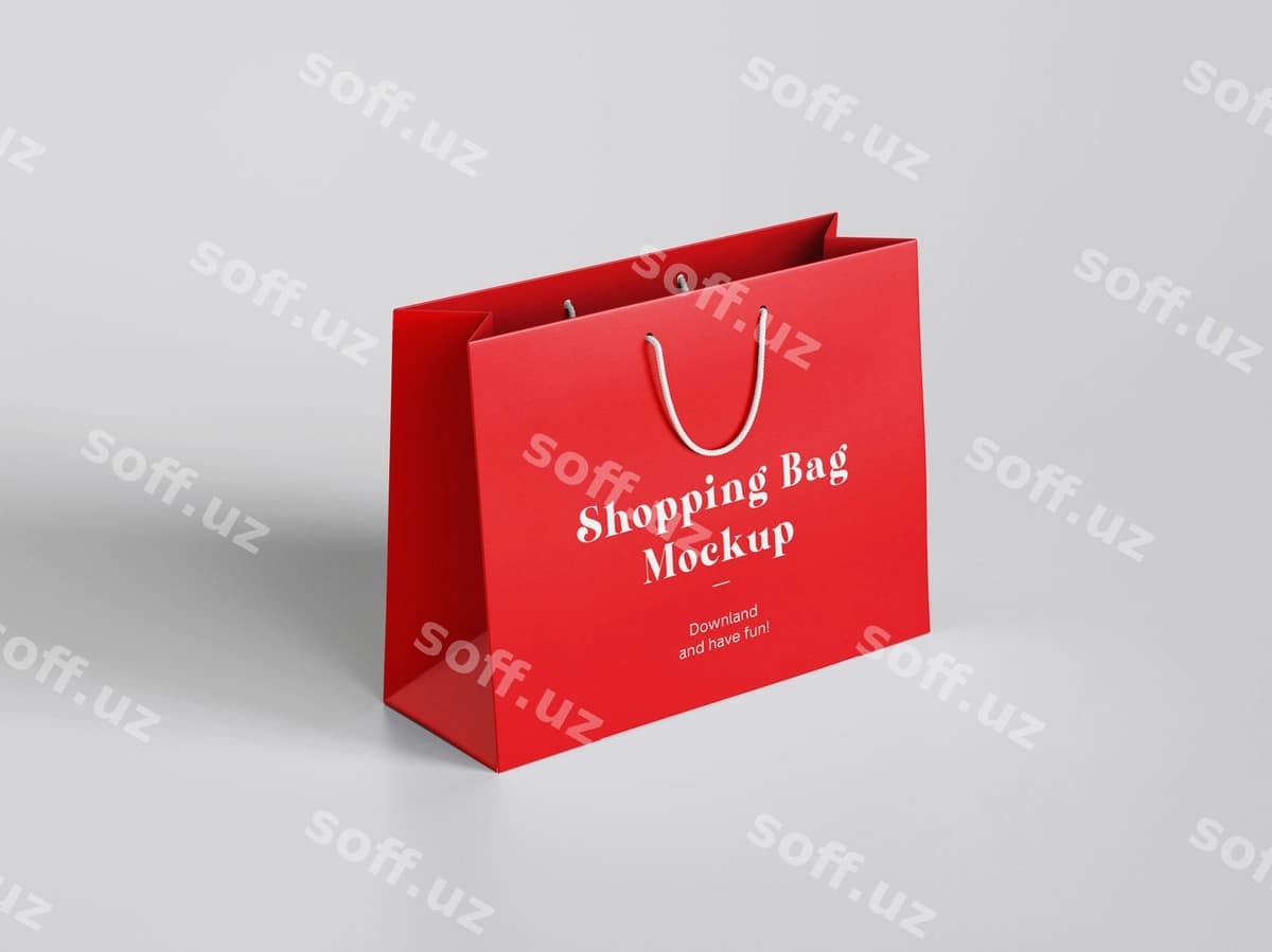 Do‘kon sumkasi mockup | Shopping bag mockup