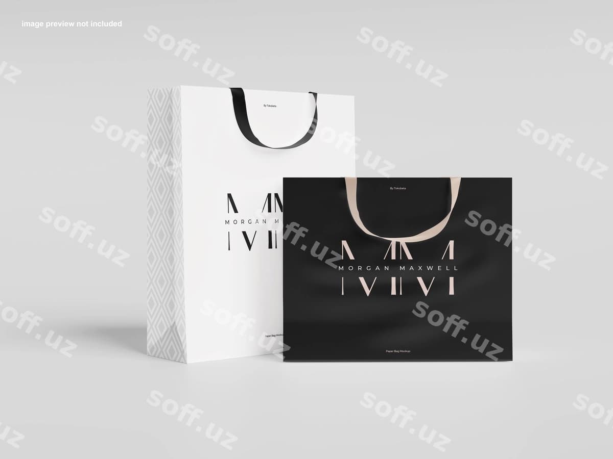 Xarid savati mockup | Shopping bag mockup