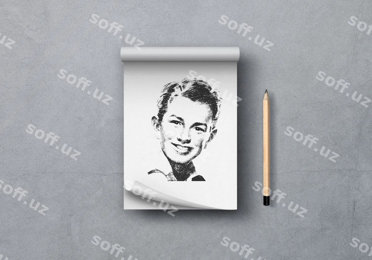 Gulbishik ayol chizmasi | Sketch smiling woman