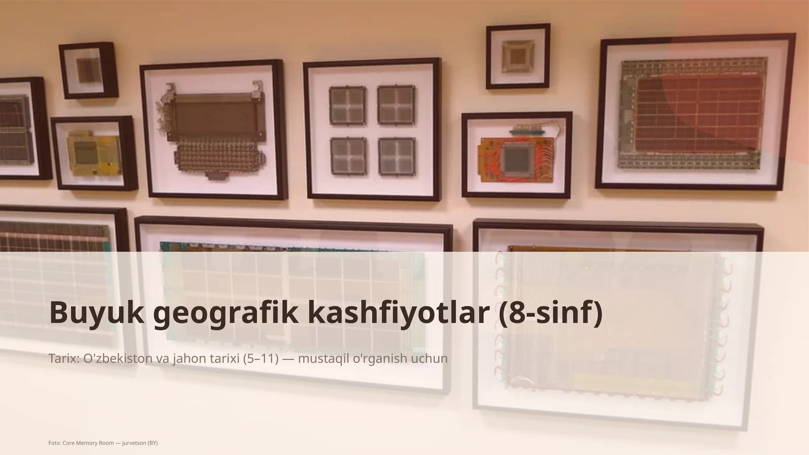 Buyuk geografik kashfiyotlar (8-sinf)
