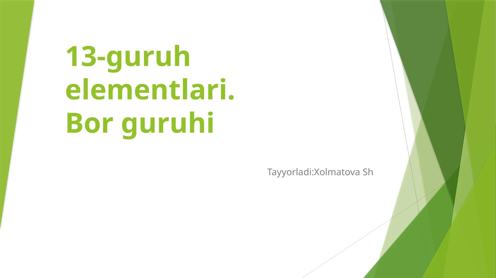 13-guruhelementlari