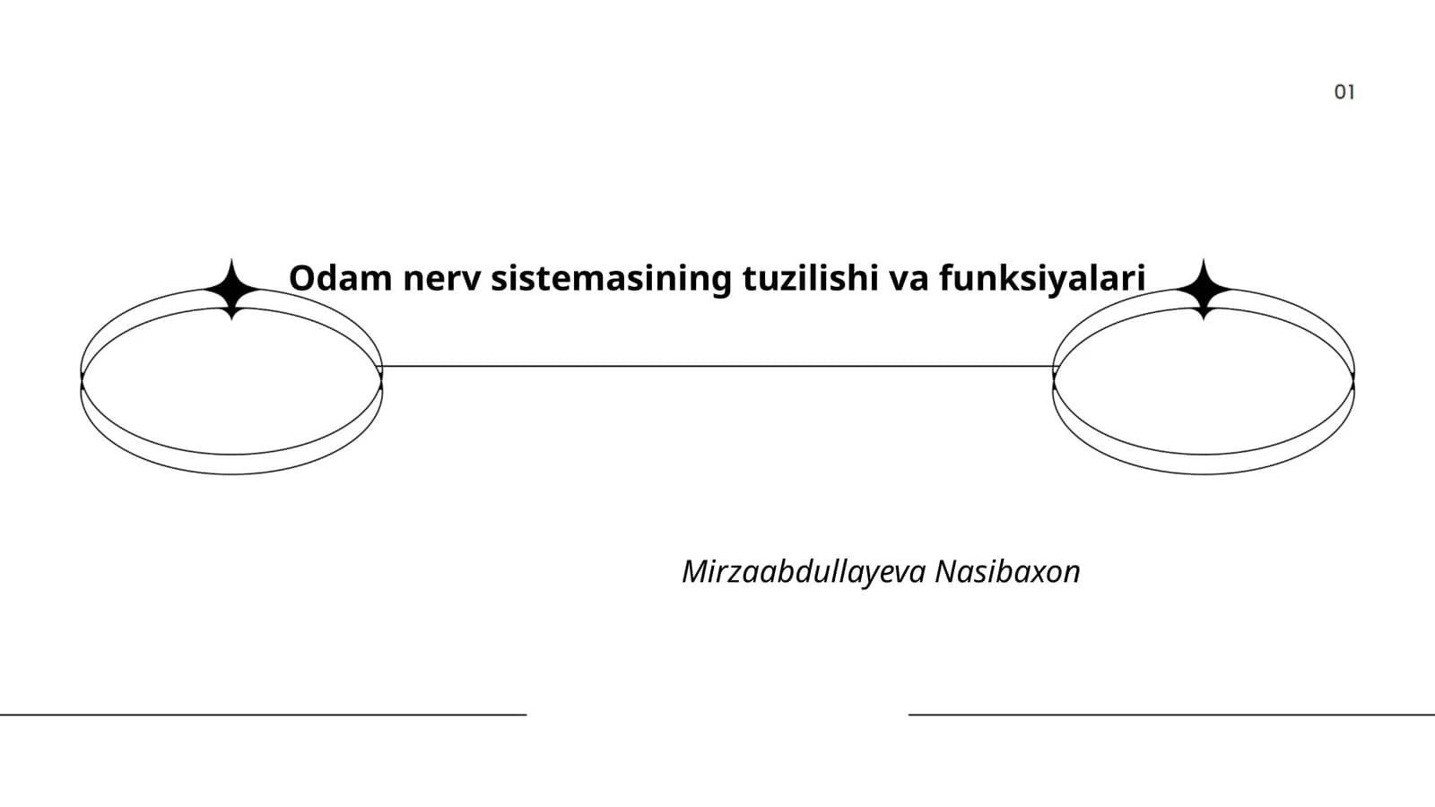 Odam nerv sistemasining tuzilishi va funksiyalari