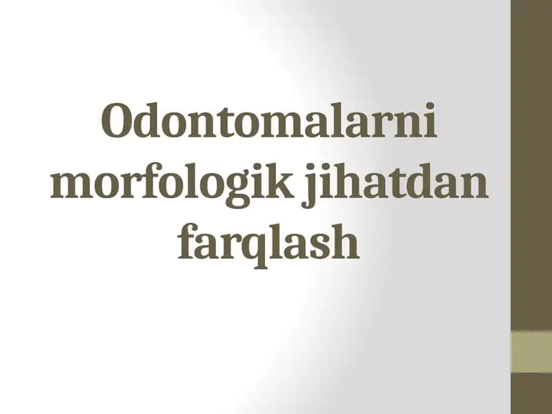 Odontoma