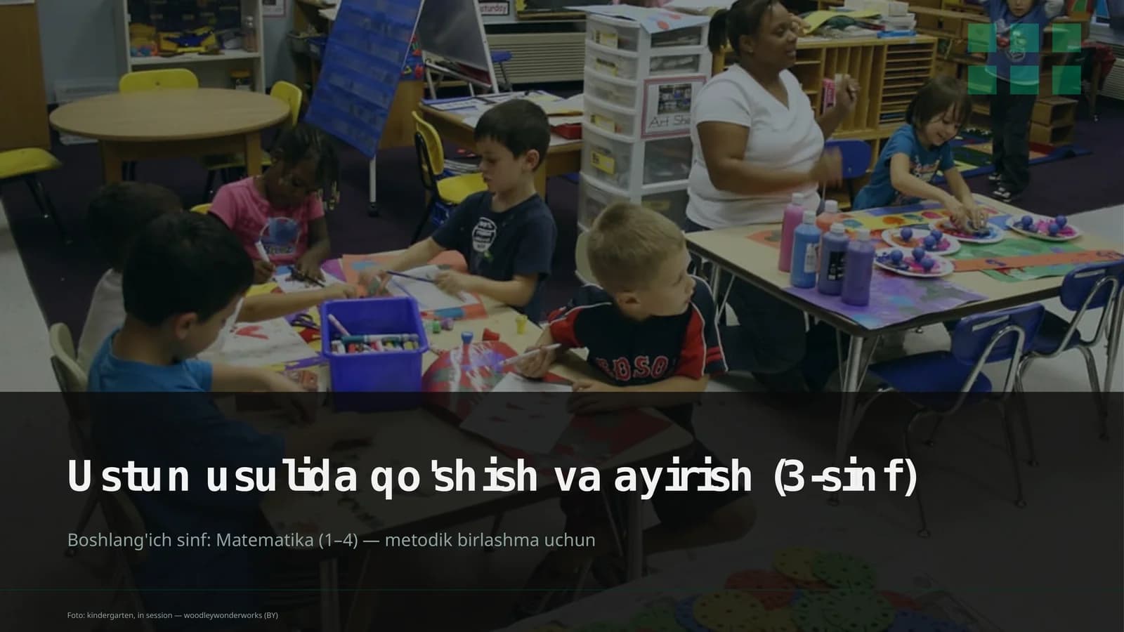 Ustun usulida qo'shish va ayirish (3-sinf)