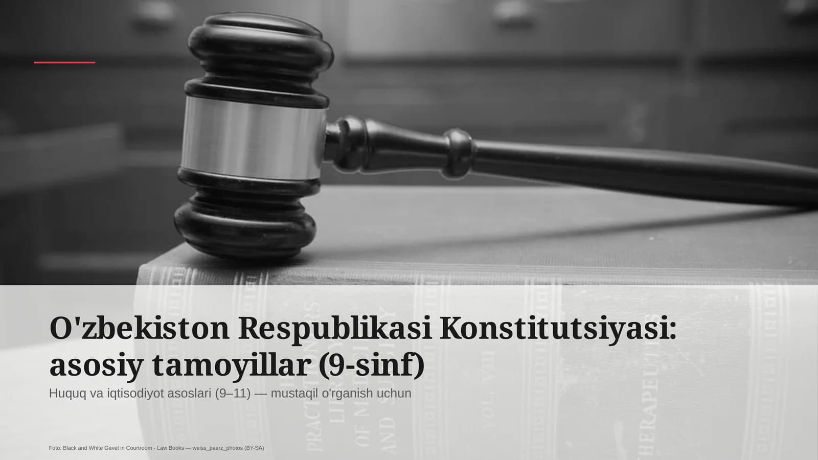 Huquq va iqtisodiyot asoslari (9–