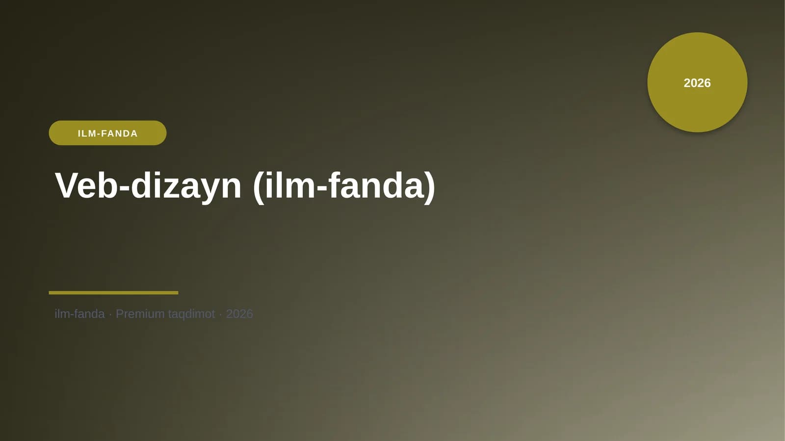 Veb-dizayn (ilm-fanda)