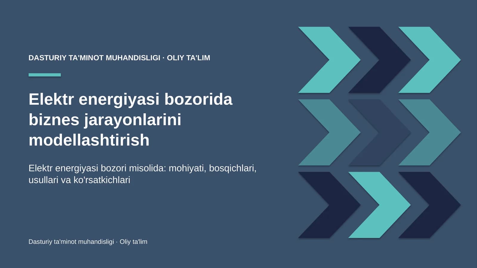 elektr energiyasi bozorida biznes jarayonlarini modellashtirish 3364