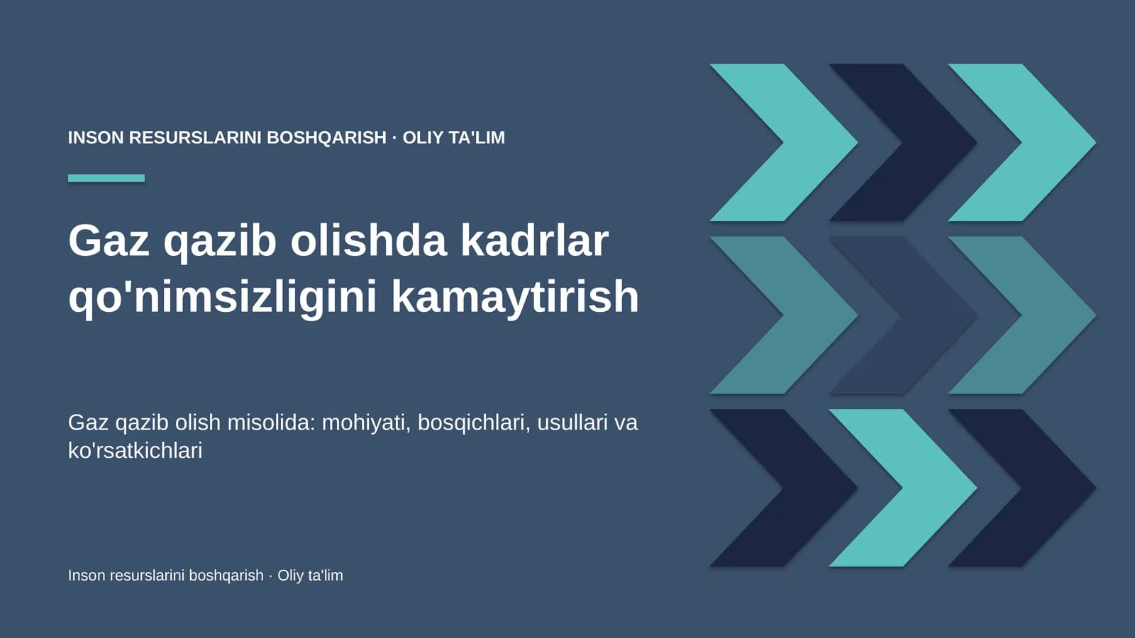 gaz qazib olishda kadrlar qo'nimsizligini kamaytirish 5728