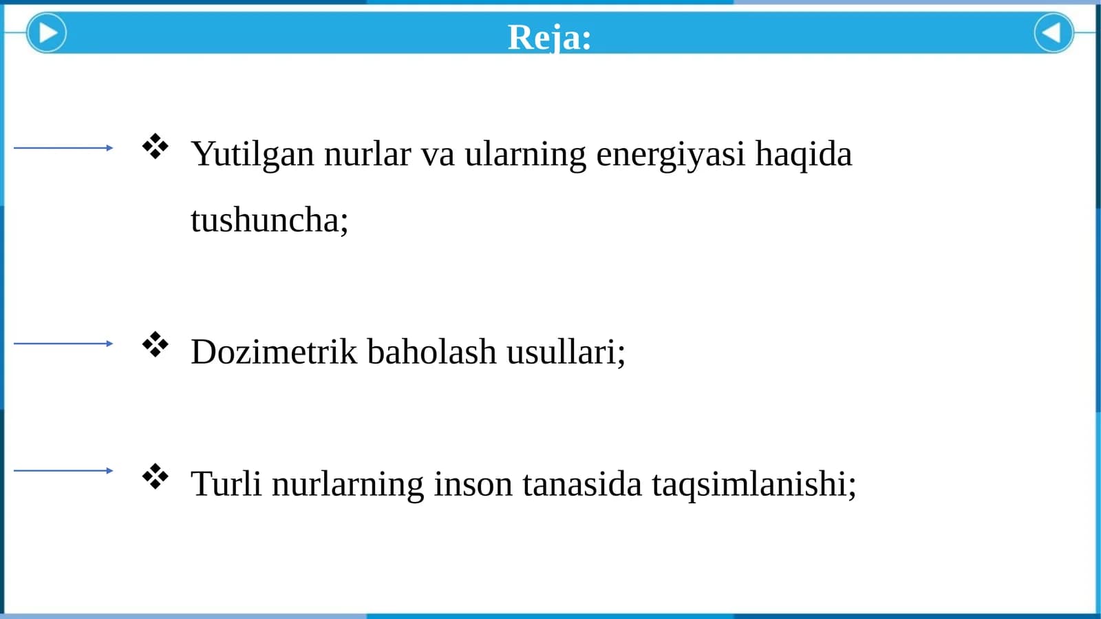 Yutilgannurlar va ularning energiyasi haqida tushuncha