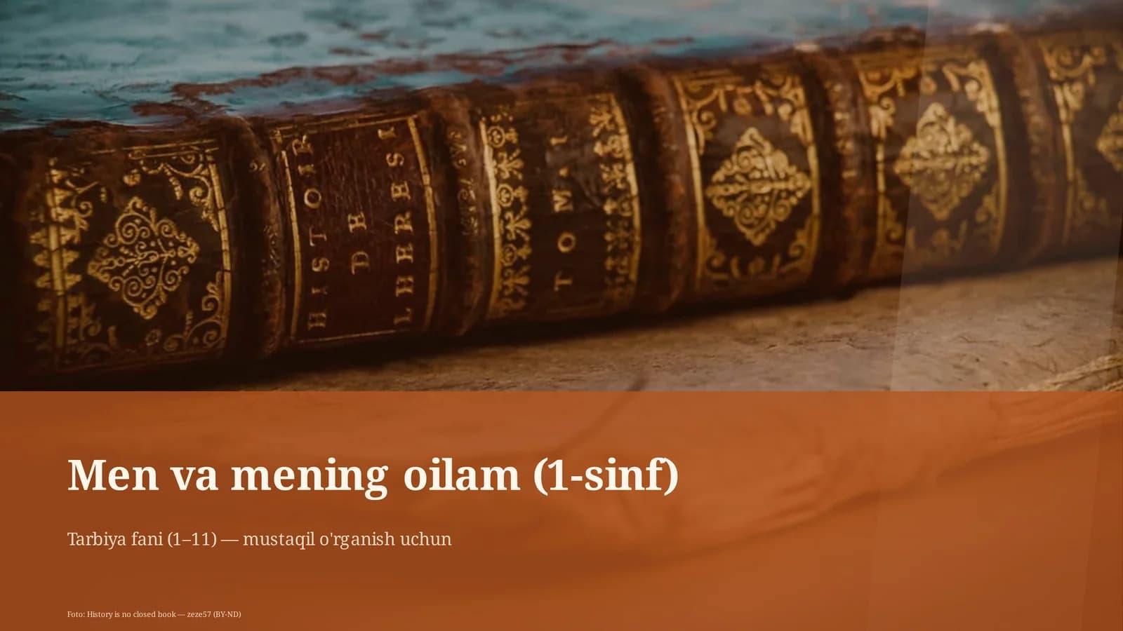 Men va mening oilam (1-sinf)