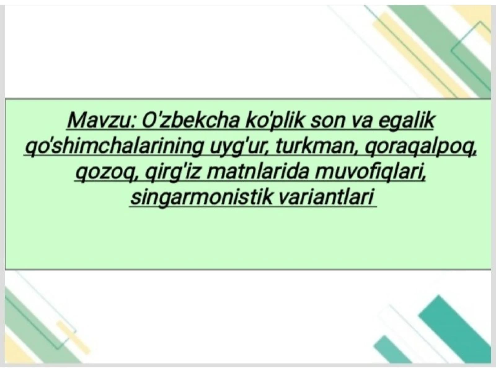Turkiy tillarda son kategoriyasi