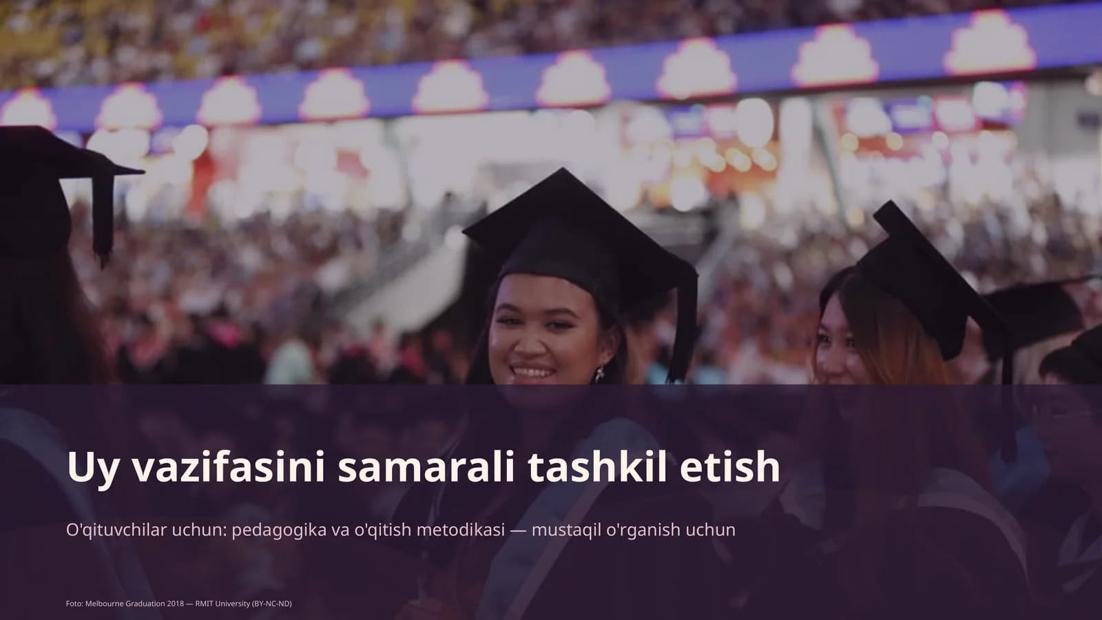 Uy vazifasini samarali tashkil etish