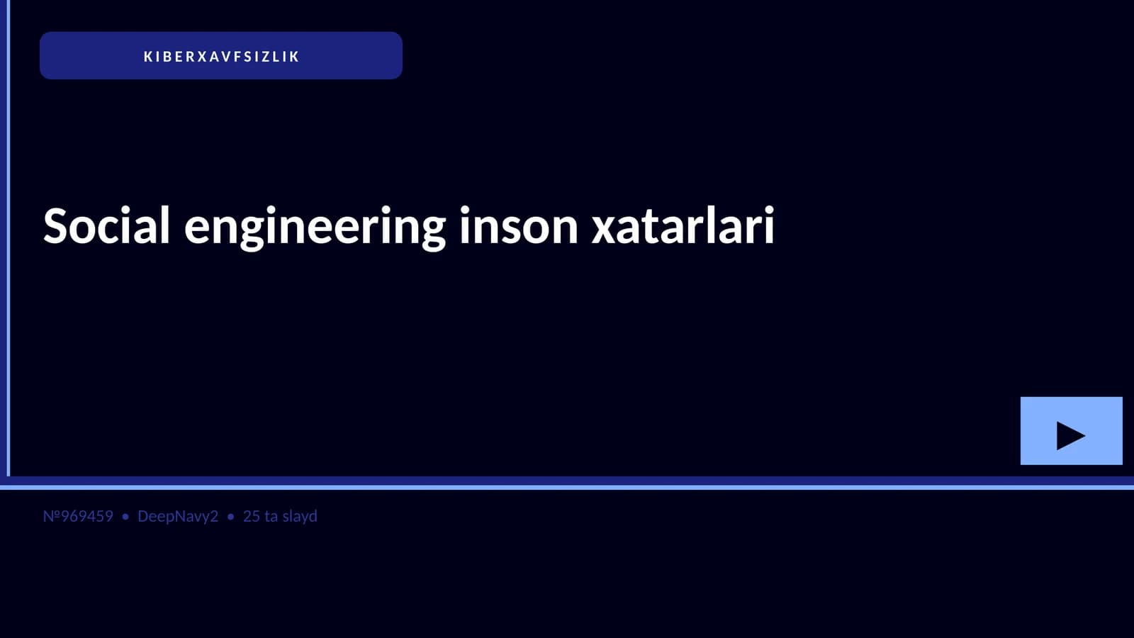 KIBERXAVFSIZLIK