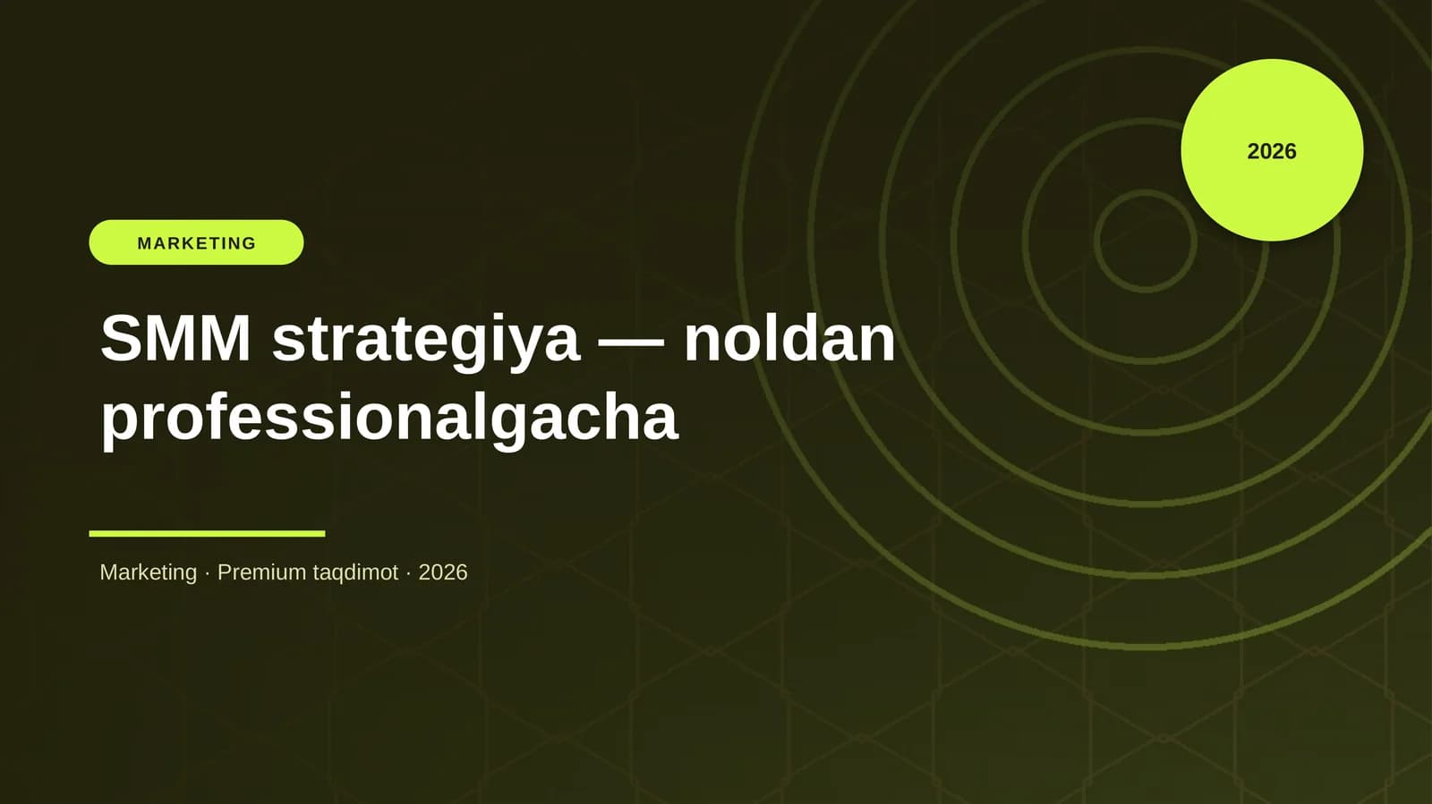 SMM strategiya
