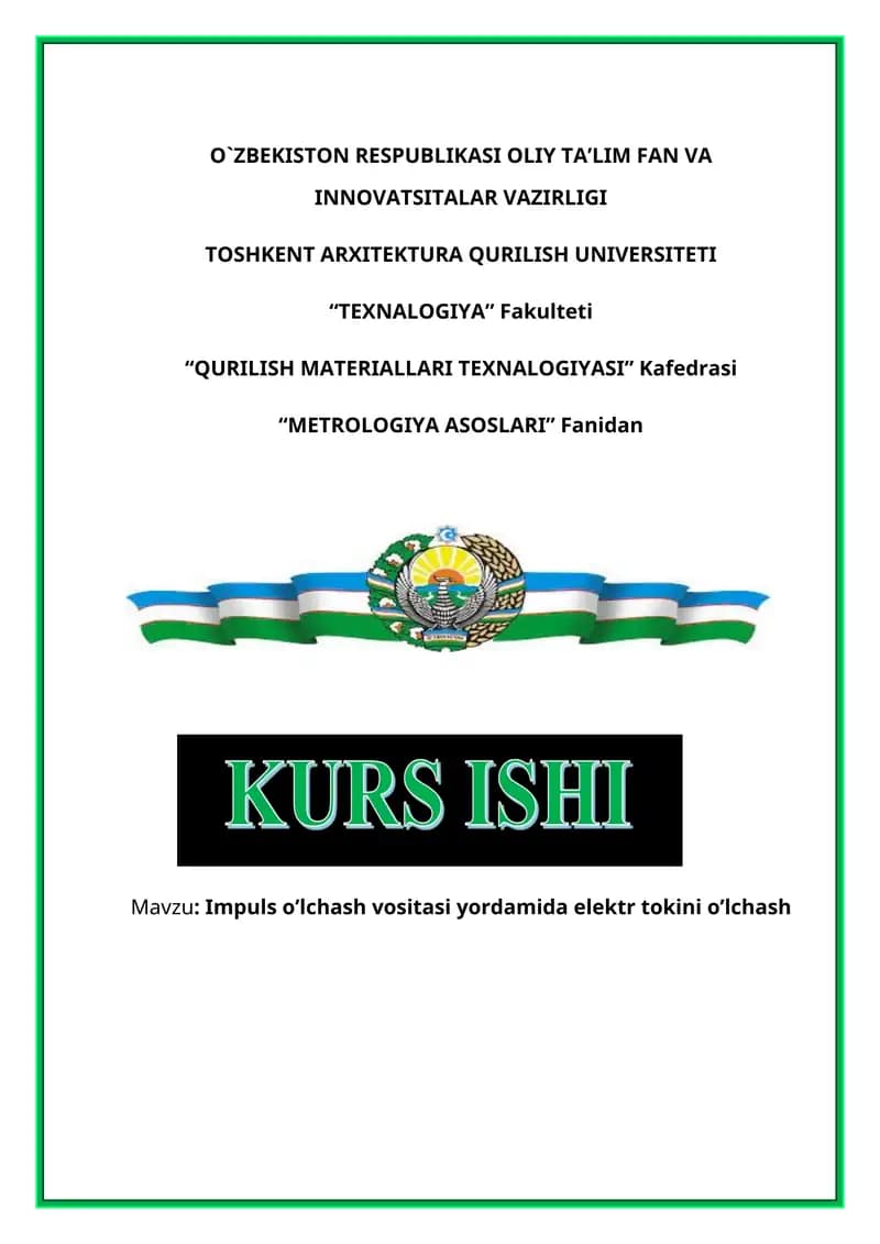 Impuls o’lchash vositasi