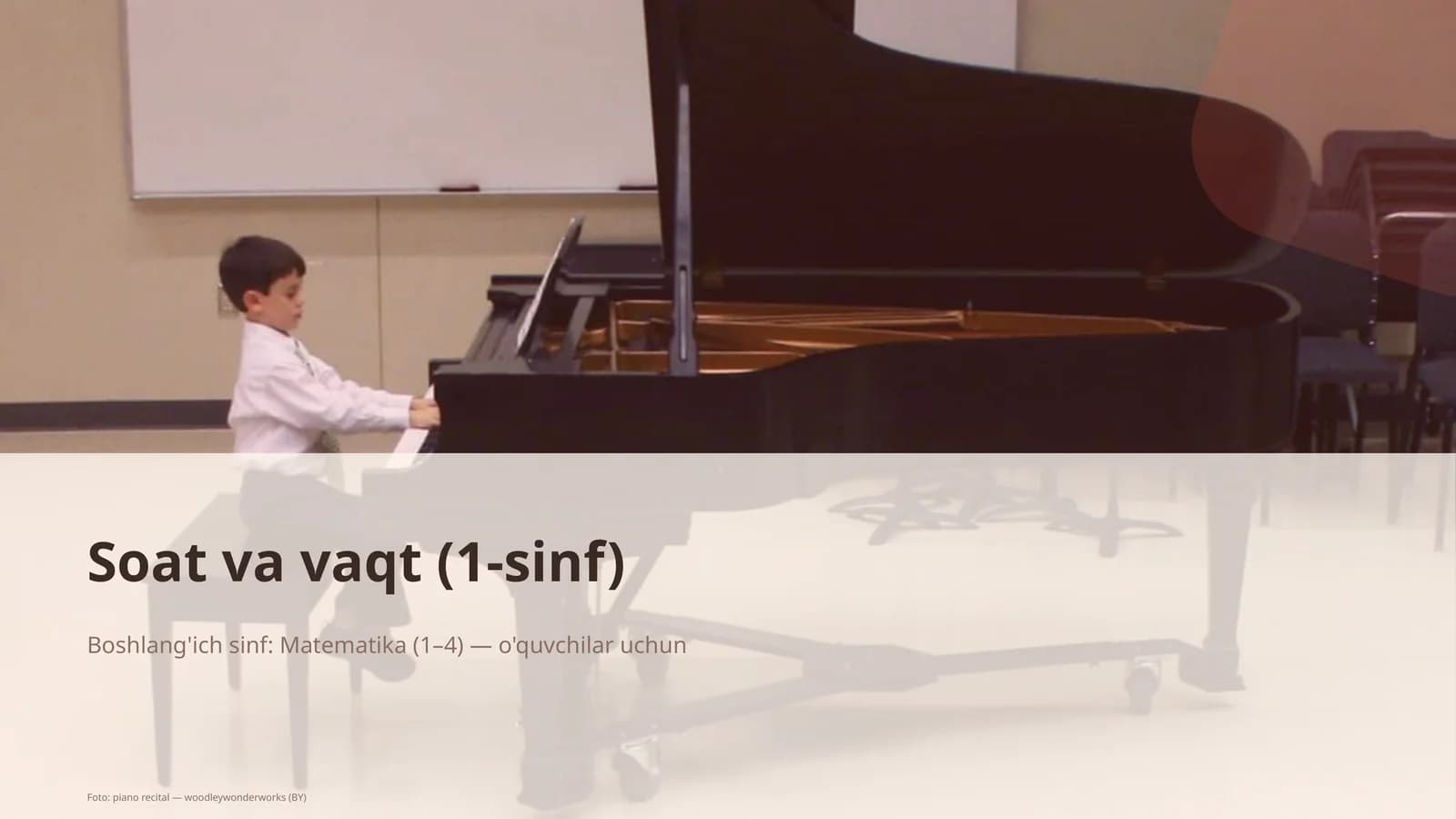 Soat va vaqt (1-sinf)