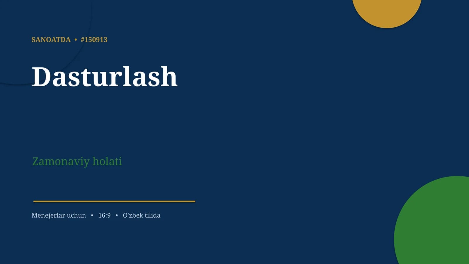 Dasturlash