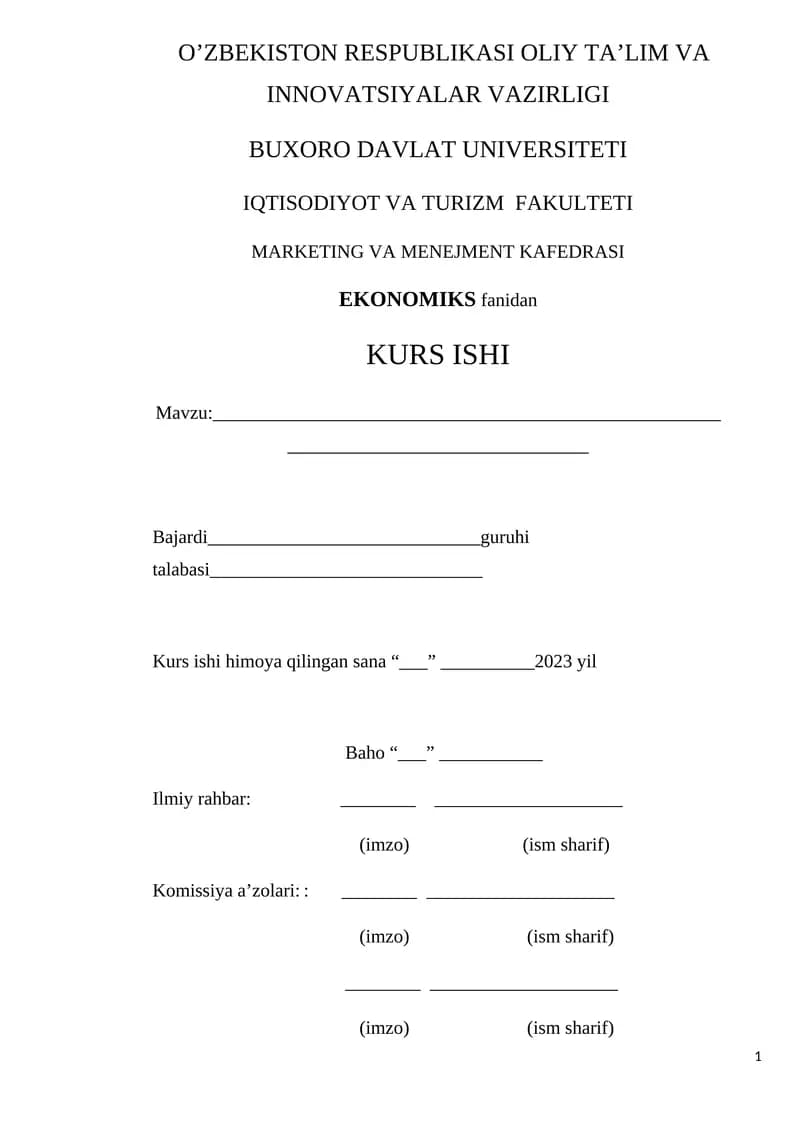 Tashqi Savdo Geografiyasi