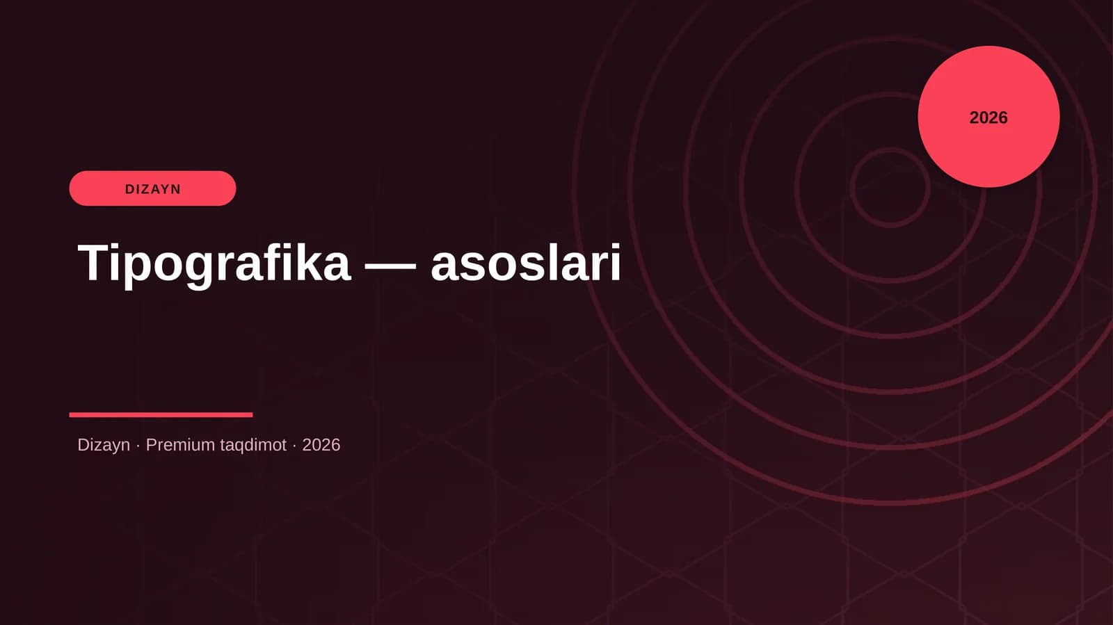 Tipografika — asoslari