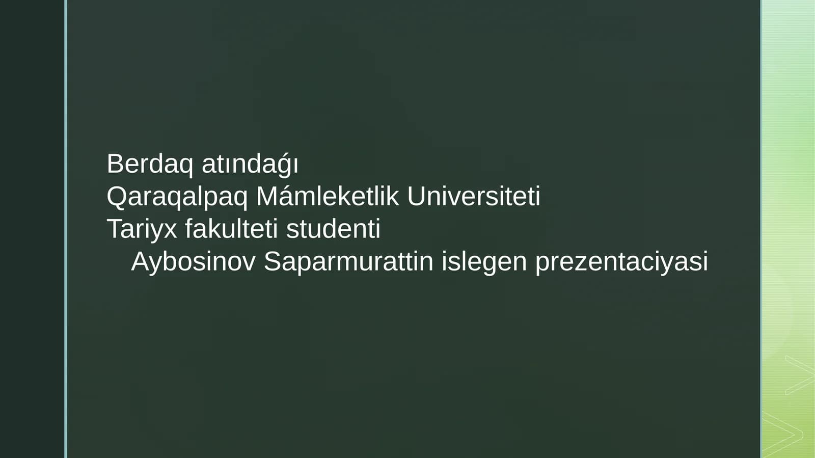 Qaraqalpaq xaliqqosiqlari