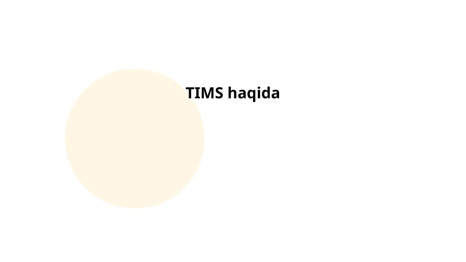TIMS haqida
