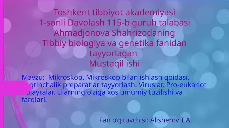 Mikroskop
